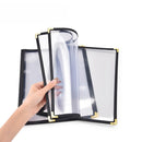 Yescom 8.5x11 Menu Covers Cafe Restaurant Black