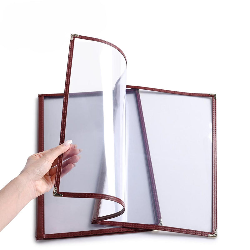 Yescom 8.5x14 Menu Covers Cafe Restaurant Red