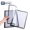 Yescom 30x Menu Covers Cafe Restaurant Black 8.5x14
