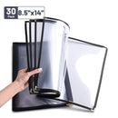 Yescom 30x Menu Covers Cafe Restaurant Black 8.5x14
