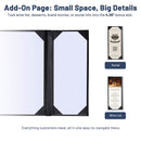 Yescom 8.5x11 PU Leather Menu Covers Set(5)