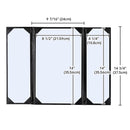 Yescom 8.5x14 PU Leather Menu Covers Set(5)