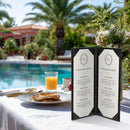 Yescom 4.25x11 PU Leather Bar Wine Menu Covers Set(5)