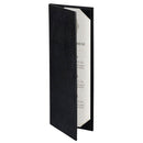 Yescom 4.25x14 PU Leather Bar Wine Menu Covers Set(5)
