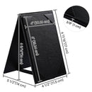 Yescom Table Tents Double Sided Cards Holder PU Leather by yescomusa