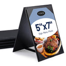 Yescom Table Tents Double Sided Cards Holder PU Leather by yescomusa