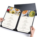 Yescom 8.5x14 PU Leather Menu Covers Set(5)
