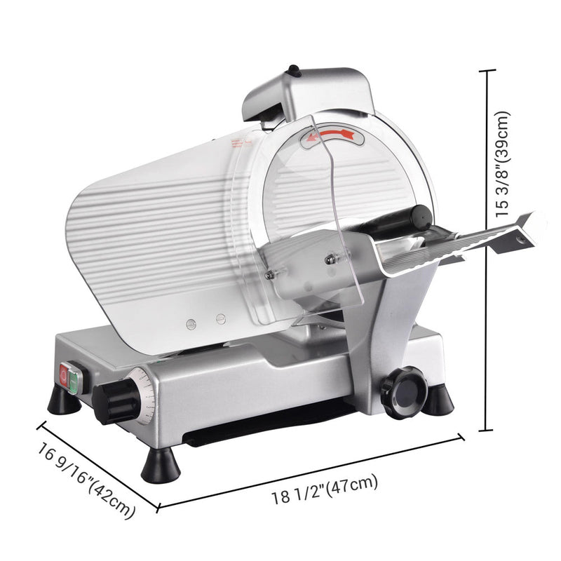 Yescom 10" Heavy Duty Meat Slicer Professional Food Slicer