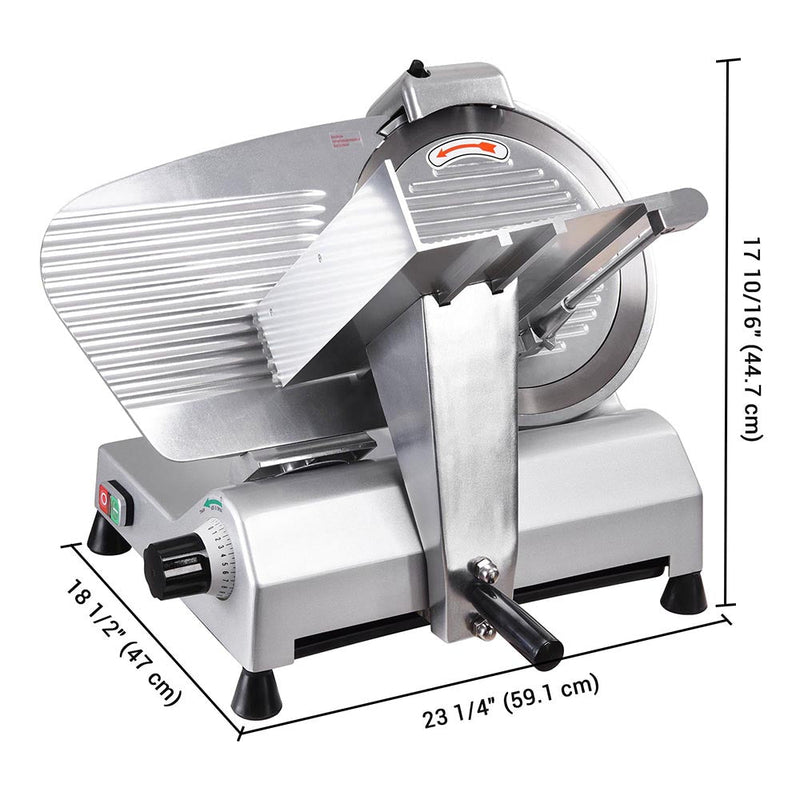 Yescom 12" Heavy Duty Meat Slicer Professional Food Slicer