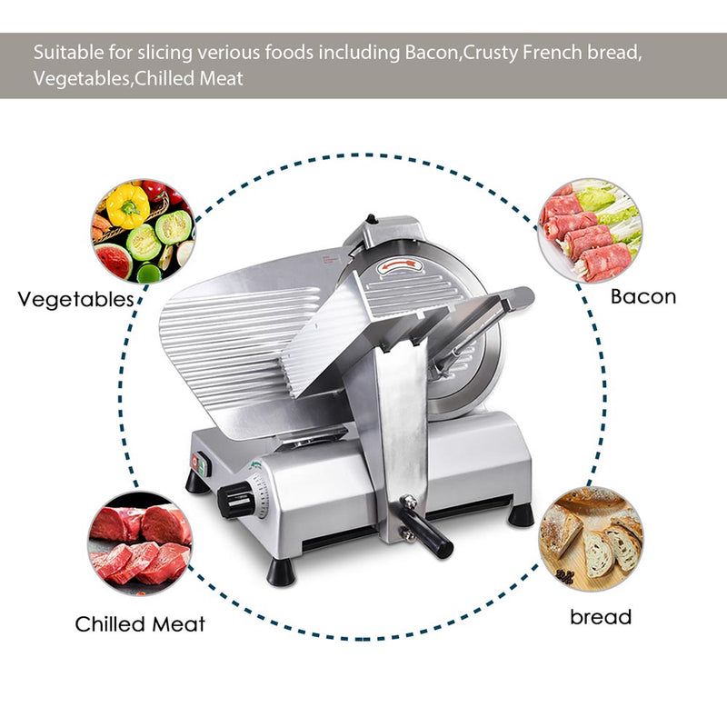 Yescom 12" Heavy Duty Meat Slicer Professional Food Slicer