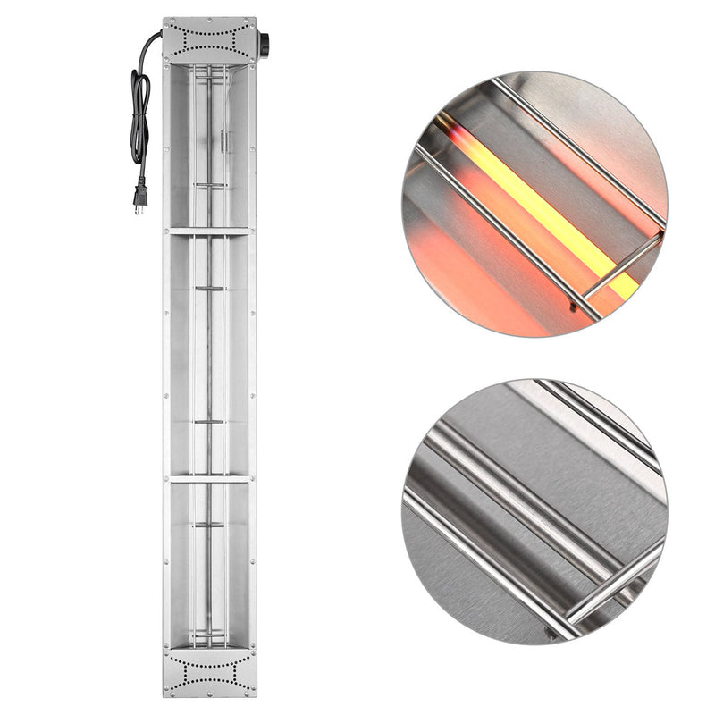 Yescom Food Warmer Overhead Heater 43 in. 1100W