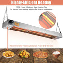 Yescom Food Warmer Overhead Heater 36 in. 1000W