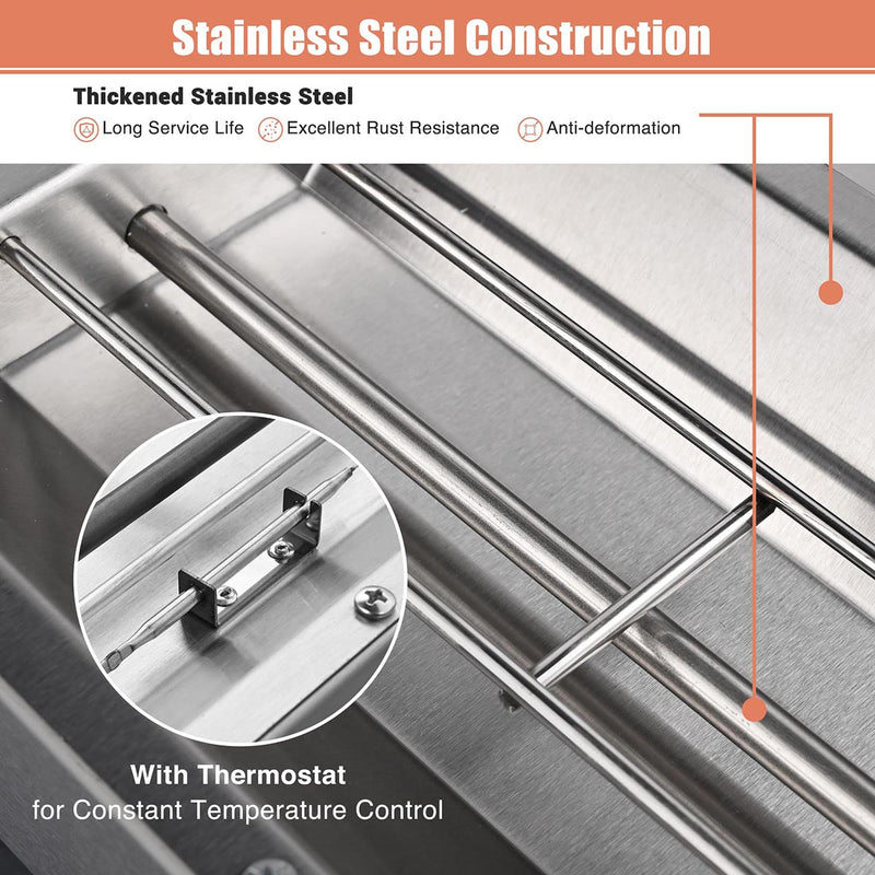 Yescom Food Warmer Overhead Heater 36 in. 1000W