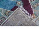 2.6x8 Hand Knotted Transitional Design Multicolor Wool Rug by The Rug Decor