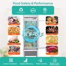 27-Inch 20.5 Cu.Ft Commercial Solid Door Stainless Steel Reach-In Freezer (SAK29705) by SAKSBY WHOLESALE