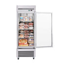 27-Inch 20.5 Cu.Ft Commercial Solid Door Stainless Steel Reach-In Freezer (SAK29705) by SAKSBY WHOLESALE