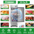 27-Inch Commercial 23 Cu.Ft Reach-In Stainless Steel Freezer (SAK96352) by SAKSBY WHOLESALE