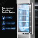 27-Inch Commercial 23 Cu.Ft Single-Door WiFi Refrigerator With Smart App Control (SAK90725)