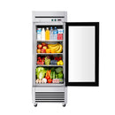 27-Inch Commercial Single Glass Door Reach-In Display Refrigerator (SAK30864) by SAKSBY WHOLESALE