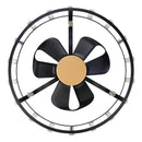 27" Modern DC Motor Downrod Mount Reversible Crystal Ceiling Fan with Lighting and Remote Control
