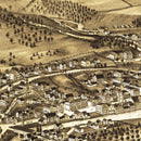 Vintage Map of Hinsdale, New Hampshire 1886