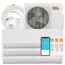 27000 BTU 3 Zone 22 SEER2 Mini Split AC with Heat Pump by LJGDeals