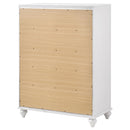 Randall - 5 Drawer Chest - White by HouseOfZazla