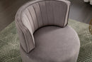 360 Degree Swivel Cuddle Barrel Accent Sofa Chairs, Round Armchairs with Wide Upholstered, Fluffy Velvet Fabric Chair for Living Room, Bedroom, Office, Waiting Rooms