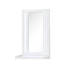 Abigale - Nightstand Top Mirror With LED Lighting (Only Mirror Top) - White by HouseOfZazla