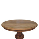 Solid Wood Round Turned Dining Table