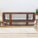 Solid Wood Orion Curved Media Unit