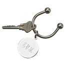 Disc Shaped Keychain by creativegiftsdirect