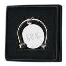Disc Shaped Keychain by creativegiftsdirect