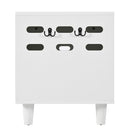 Furniture Style Cat Cabinet Cat Litter Box With Sisal Scratching Door - Cream White by HouseOfZazla