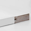 36" x 84" K" Style Wood Primed Standard Barn Door Slab, DIY Unfinished Solid Wood Paneled Door, Interior Single Door Slab