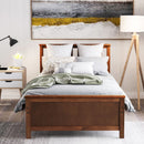 Platform Bed With Headboard, Footboard And Wood Slat Support by HouseOfZazla