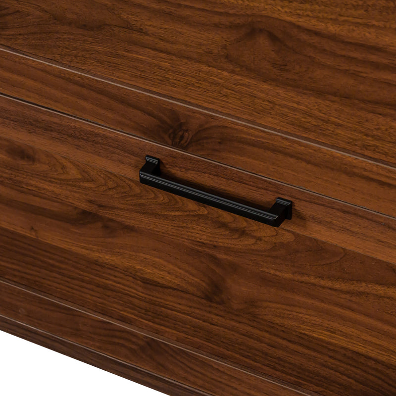 2 Drawer Farmhouse File Cabinet,Filing Cabinet with Lock for Home Office