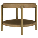 Benson - Round Coffee And End Table Set by HouseOfZazla