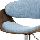 Amery - Mid Century Modern Adjustable Swivel Bar Stool by HouseOfZazla