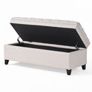 Juliana Storage Ottoman With Birch Legs by HouseOfZazla