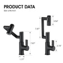 Bathroom Sink Faucet With Spray Function And Temperature Display, Anti Skid Switch, 360 Degree Rotary by HouseOfZazla