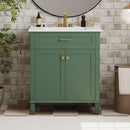 Bathroom Vanity With Ceramic Basin, Soft Close Door And Adjustable Shelves by HouseOfZazla