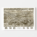 Vintage Map of Emporia, Virginia 1907