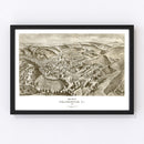 Vintage Map of Pocahontas, Virginia 1911