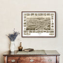 Vintage Map of Suffolk, Virginia 1907