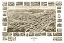 Vintage Map of Suffolk, Virginia 1907
