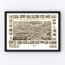 Vintage Map of Suffolk, Virginia 1907