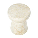 U_Style Mushroom-Shaped Outdoor Concrete Side Table by HouseOfZazla