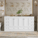 Shaker Free Standing Bathroom Vanity Cabinet & Sink, Soft Close Drawers, Soft Close Doors by HouseOfZazla