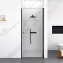 34"W x 72"H Frameless Circular Pivot Shower Door in Matte by HouseOfZazla